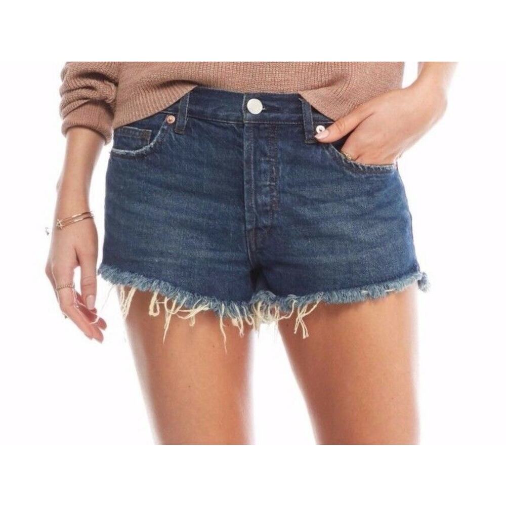 WE THE FREE Cutoff Distressed Button Fly Shorts‎ OB562991 Women's Size 28